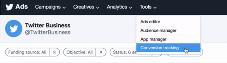 Twitter广告投放：网站的转化跟踪《NO.1》