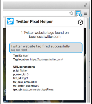 Twitter广告投放：Twitter像素助手