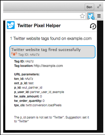 Twitter广告投放：Twitter像素助手