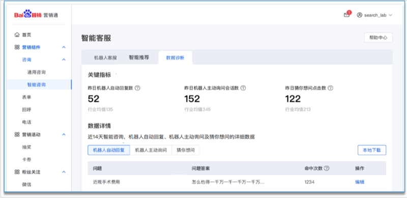 百度广告：咨询智能客服优化升级--全流量上线