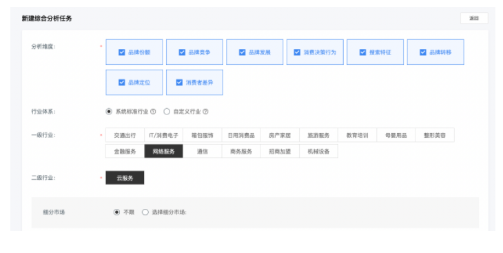 百度营销广告:观星盘品牌洞察新增旅行社、云服务、运营商3个行业 百度营销广告:观星盘品牌洞察新增旅行社、云服务、运营商3个行业
