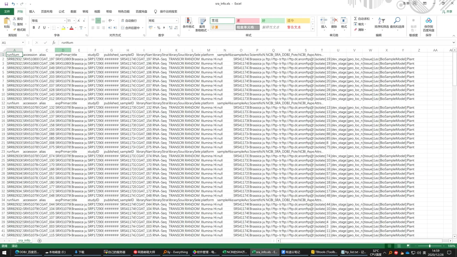 利用aria2快速下载SRA数据