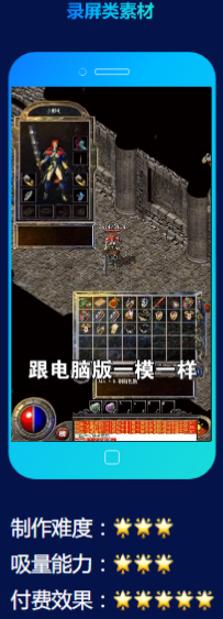 快手游戏行业:传奇题材游戏素材秒级拆解《NO.1》 快手游戏行业:传奇题材游戏素材秒级拆解《NO.1》