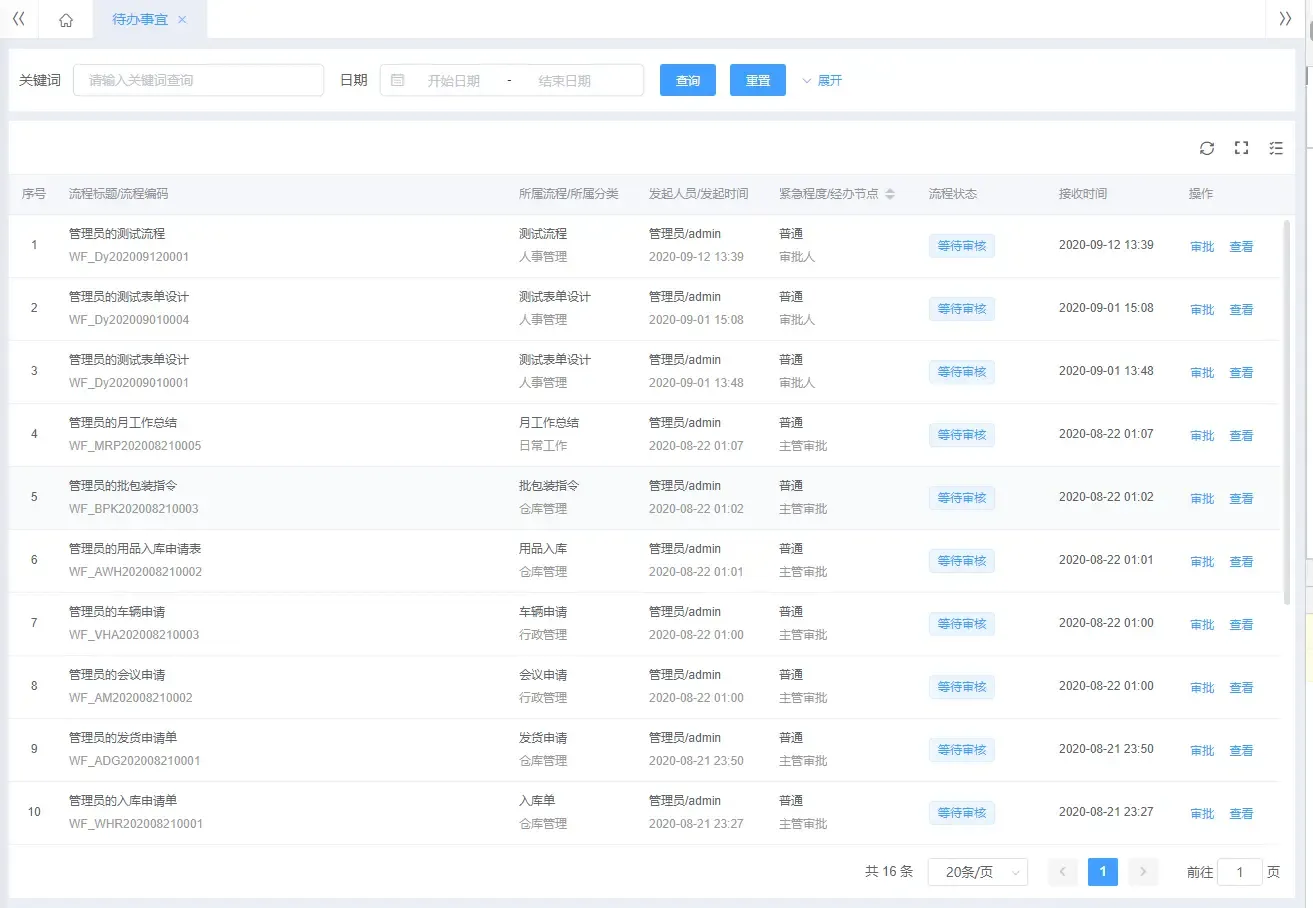 基于java+vue.js的国产新款开源的工作流引擎系统 基于java+vue.js的国产新款开源的工作流引擎系统