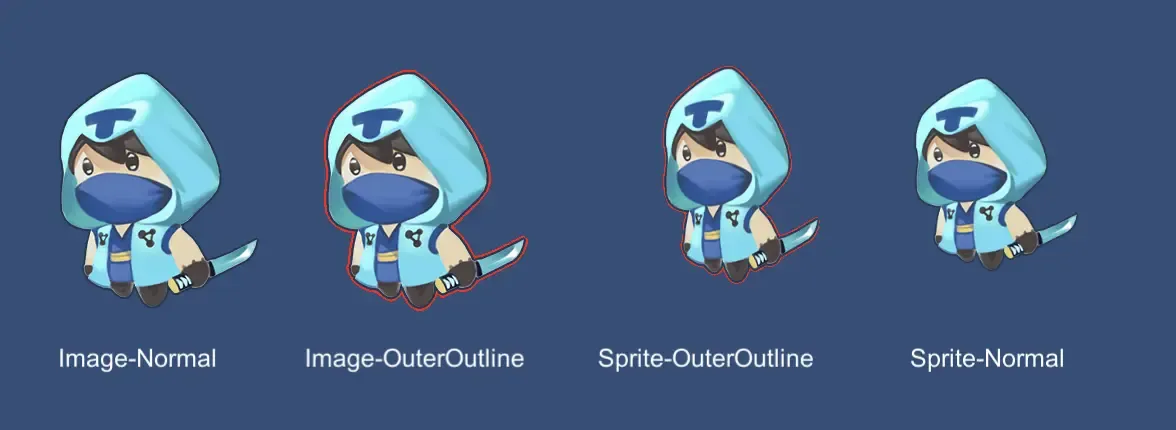 Unity Shader 极简实践5——2D图片描边 Unity Shader 极简实践5——2D图片描边