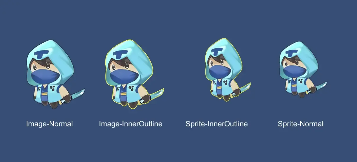 Unity Shader 极简实践5——2D图片描边 Unity Shader 极简实践5——2D图片描边