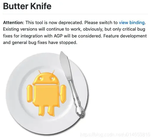 安卓大变天!ButterKnife被弃用:Resource IDs will be non-final in Android Gradle Plugin version 5.0 安卓大变天!ButterKnife被弃用:Resource IDs will be non-final in Android Gradle Plugin version 5.0