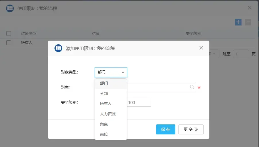 泛微OA中权限控制