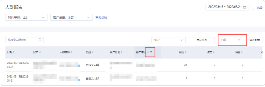 百度广告定向报告--人群报告 百度广告定向报告--人群报告