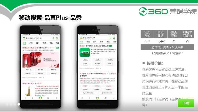 致力于品牌核心人群抢占-360搜索广告品直PLUS 致力于品牌核心人群抢占-360搜索广告品直PLUS