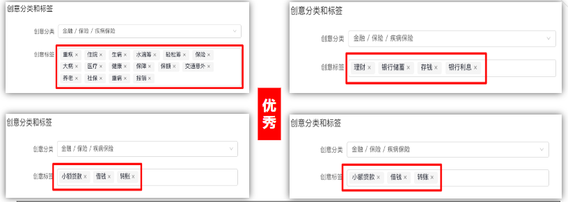 快手广告创意分类及标签填写规范